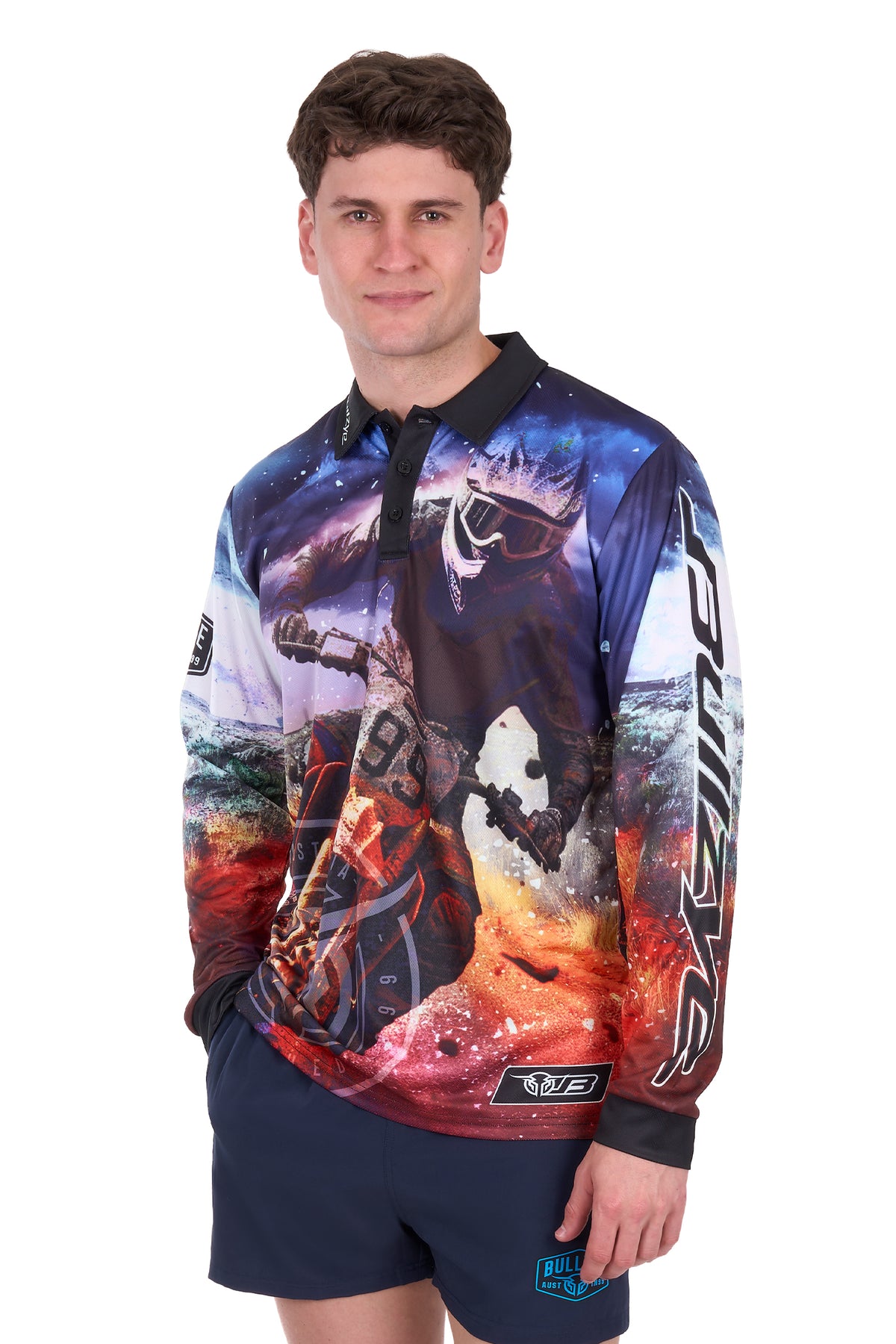 B6S1569660 Bullzye Men’s Eben Long Sleeve Tee