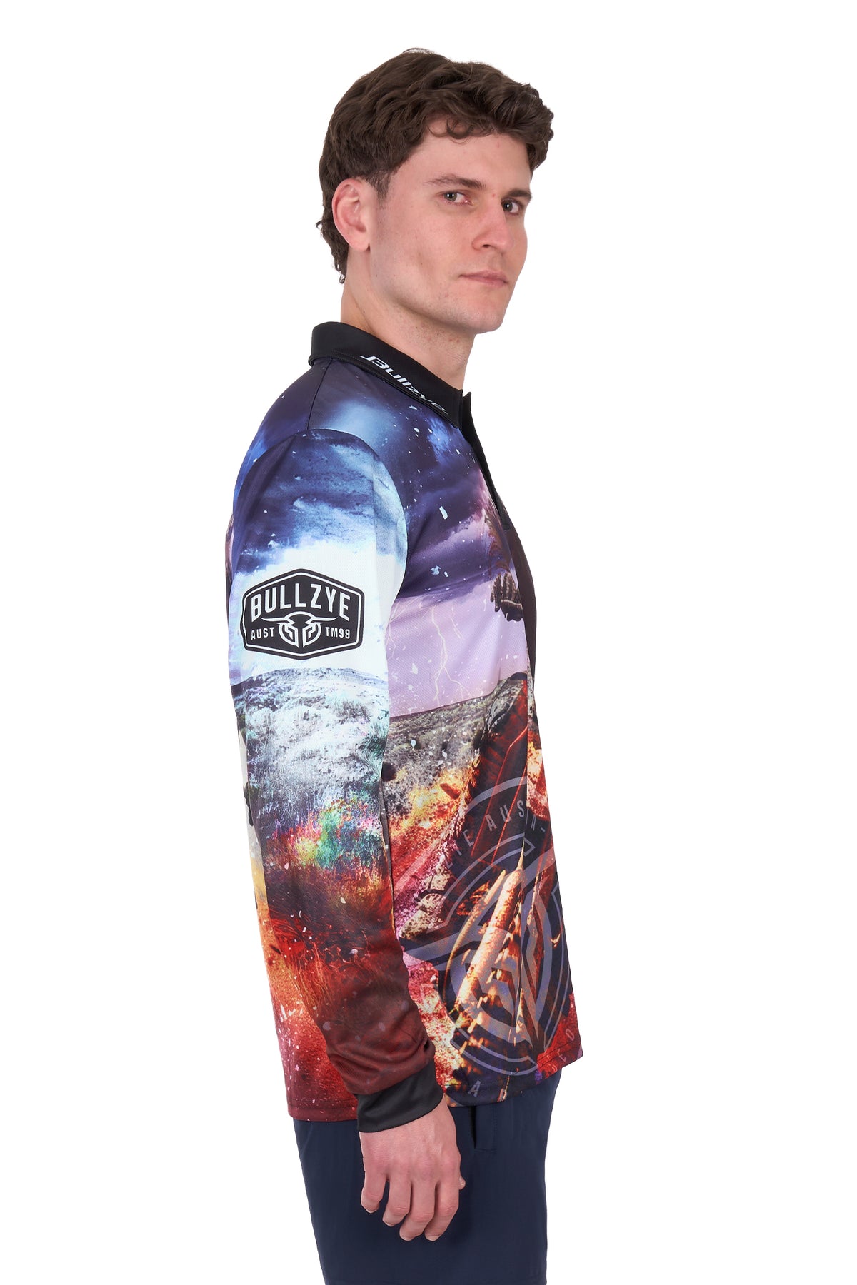 B6S1569660 Bullzye Men’s Eben Long Sleeve Tee