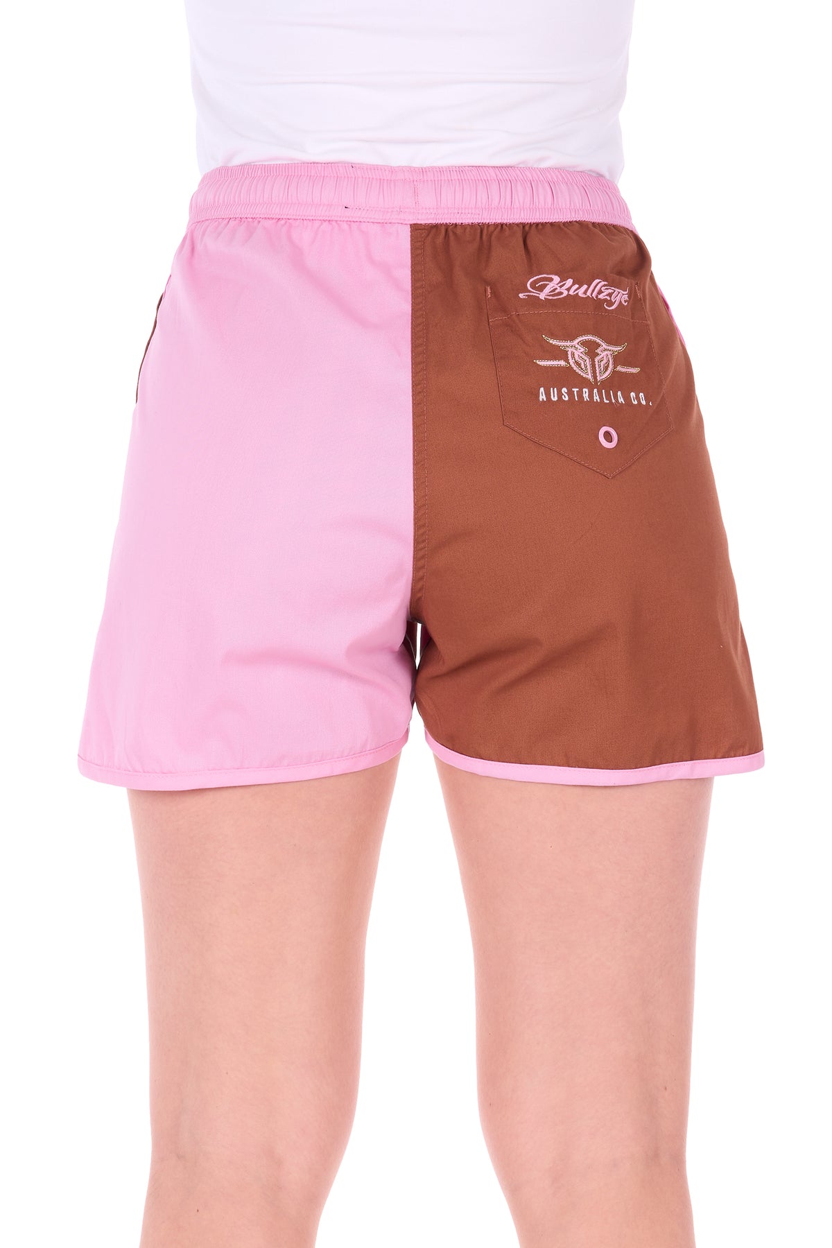 B6S2301576 Pure Western Women’s Cody Short Flamingo Pink/Rust