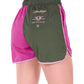 B6S2301576 Pure Western Women’s Cody Short Flamingo Hot Pink/Sage