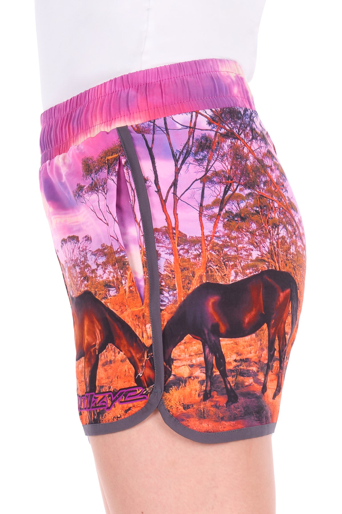 B6S2301601 Pure Western Women’s Grazing Horse Sports Short