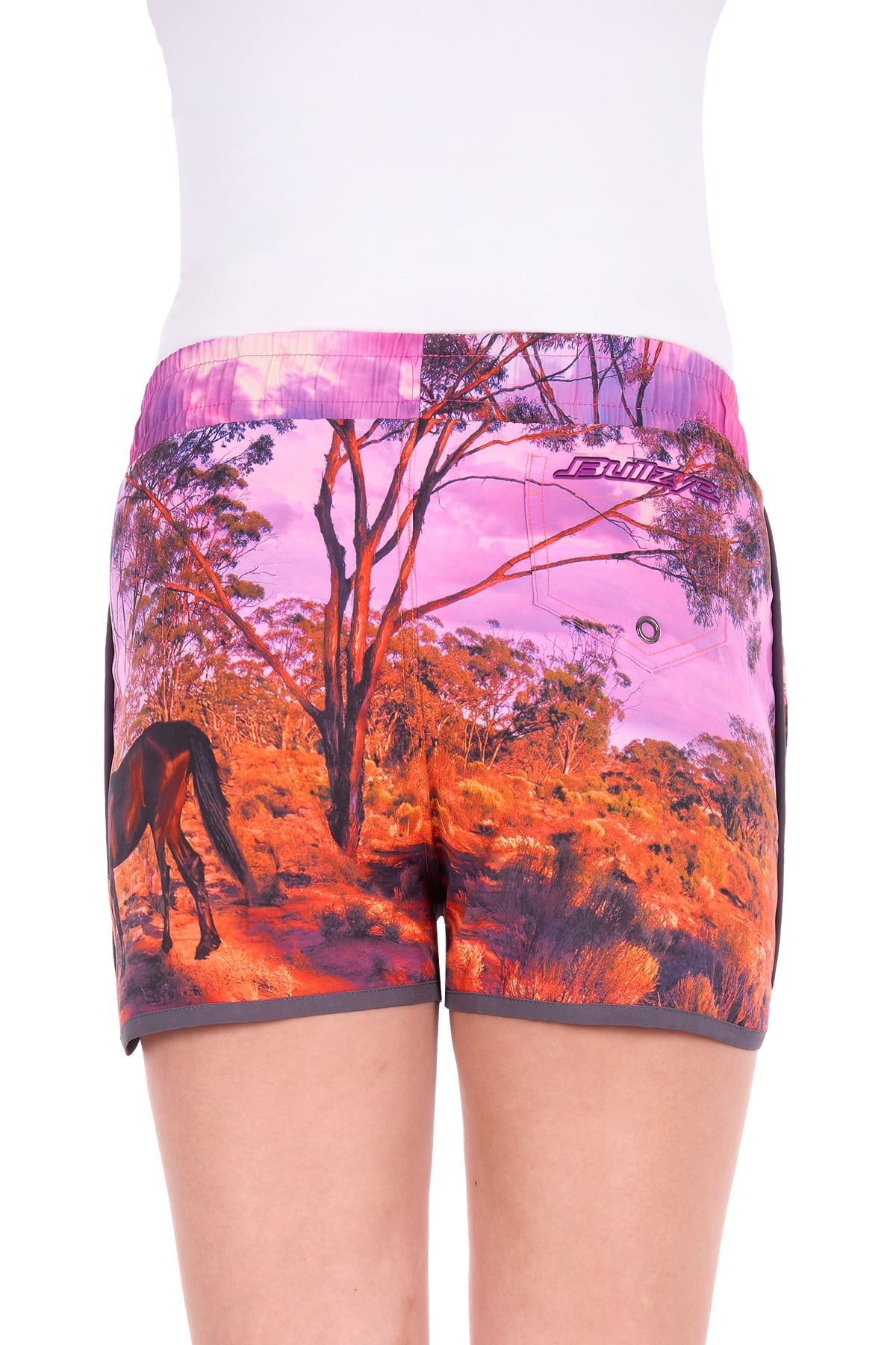 B6S2301601 Pure Western Women’s Grazing Horse Sports Short