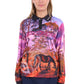 B6S2502598 Bullzye Women’s Grazing Horse Long Sleeve Tee