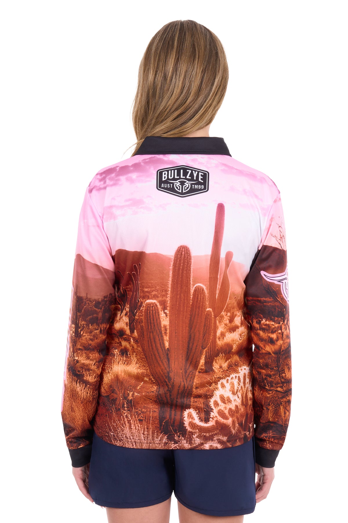 B6S2502599 Bullzye Women’s Cactus Long Sleeve Tee