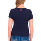 B6S2519597 Bullzye Women’s Freda Henley Tee Navy