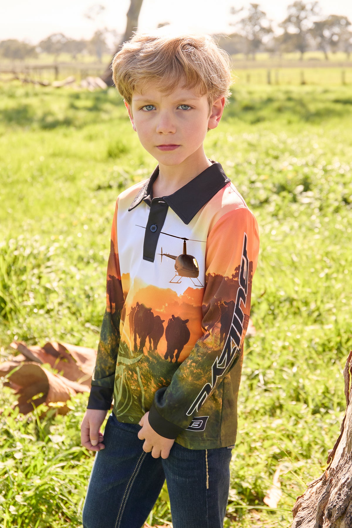 B6S3569659 Bullzye Boy's Orion Long Sleeve Tee