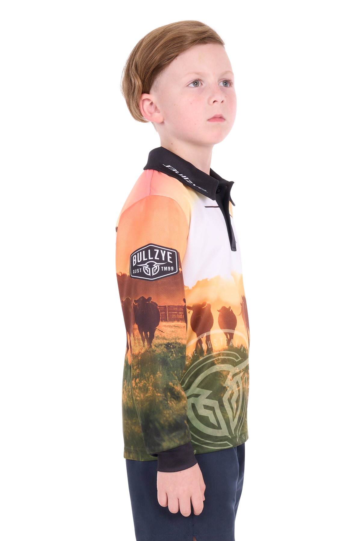 B6S3569659 Bullzye Boy's Orion Long Sleeve Tee