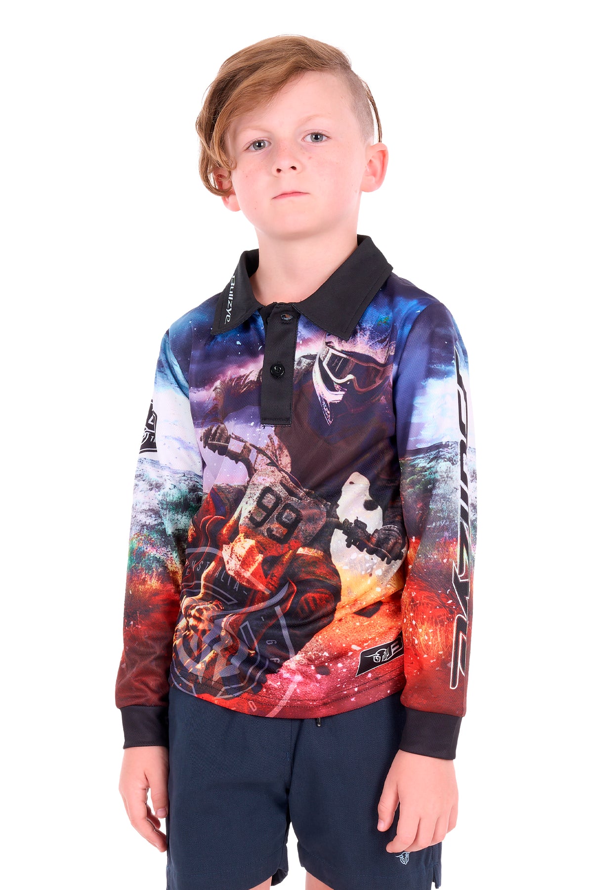 B6S3569660 Bullzye Boy's Eben Long Sleeve Tee