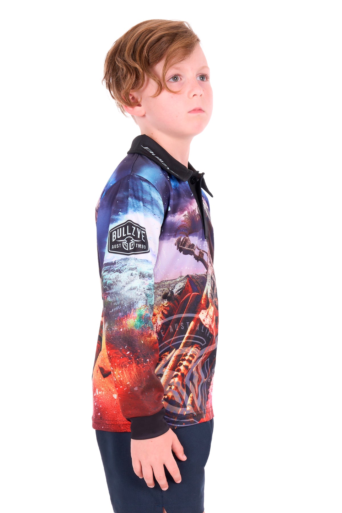 B6S3569660 Bullzye Boy's Eben Long Sleeve Tee