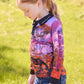 B6S5501598 Bullzye Girl's Grazing Horse  Long Sleeve Tee