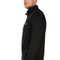 B6W1517504 Bullzye Men's Logo 1/4 Zip Pullover Black