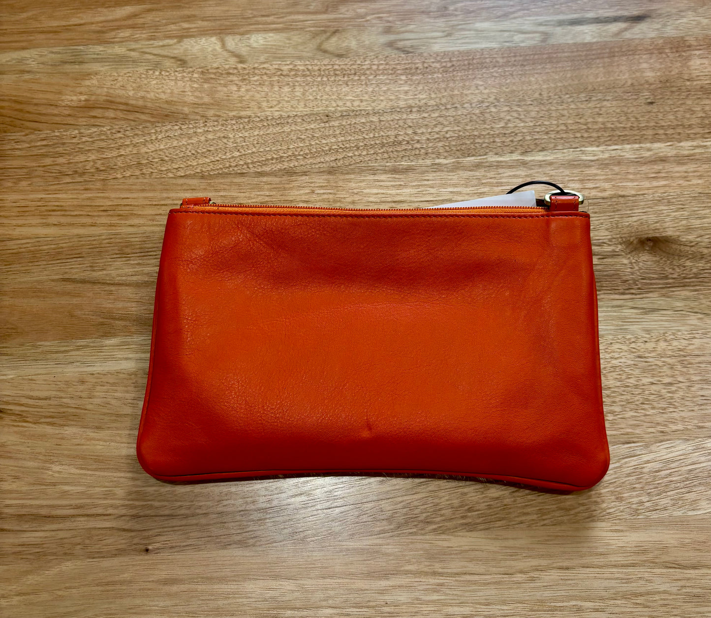 B70000ORANGE Germany Orange Hide Leather Purse