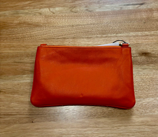B70000ORANGE Germany Orange Hide Leather Purse