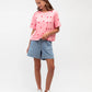 LOL70939  Heart embroidered tee