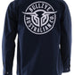 BCP1101120 Bullzye Men's Light 1/2 Button LS Work Shirt Navy