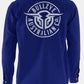 BCP1101120 Bullzye Men's Light 1/2 Button LS Work Shirt Cobalt