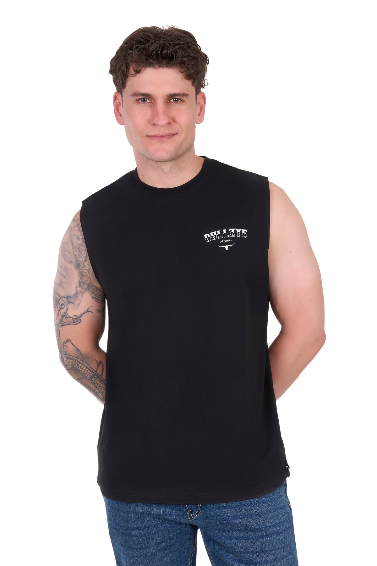 BCP1510655 Bullzye Men’s Mateo Muscle Tank Black