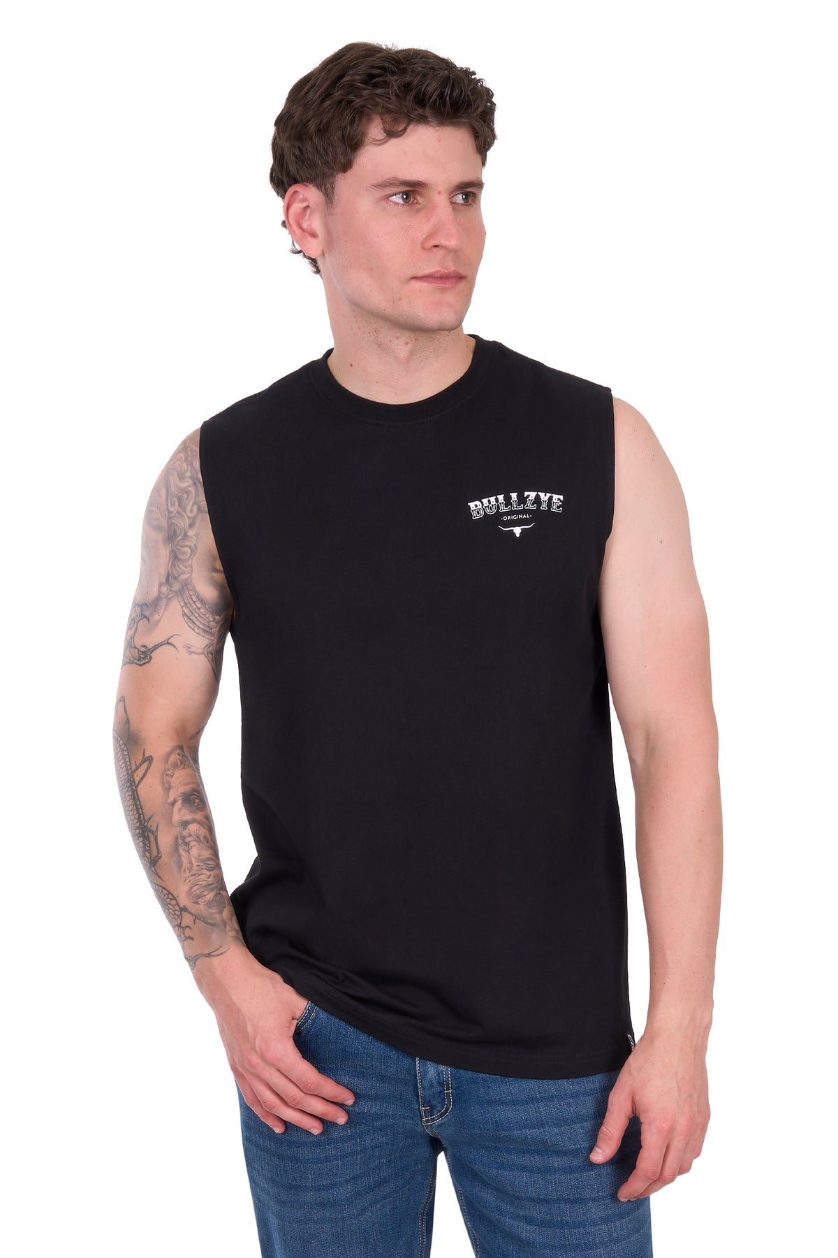 BCP1510655 Bullzye Men’s Mateo Muscle Tank Black