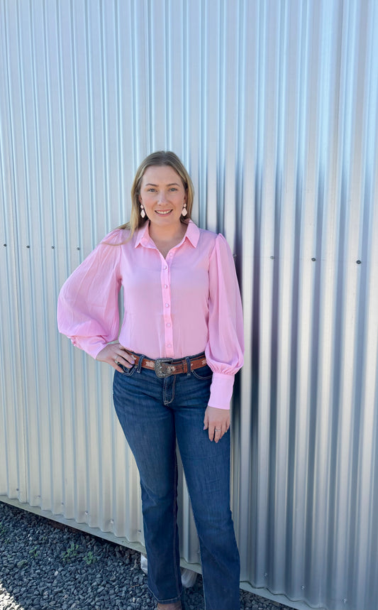RN22-4040-LIP Fleetwood Blouse Pink