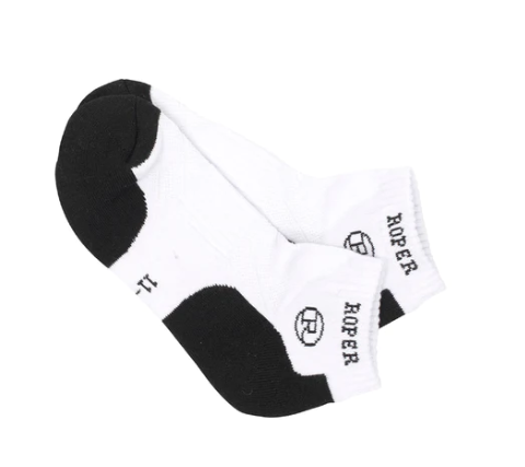 RASC0002 Roper Crew Socks Black & White