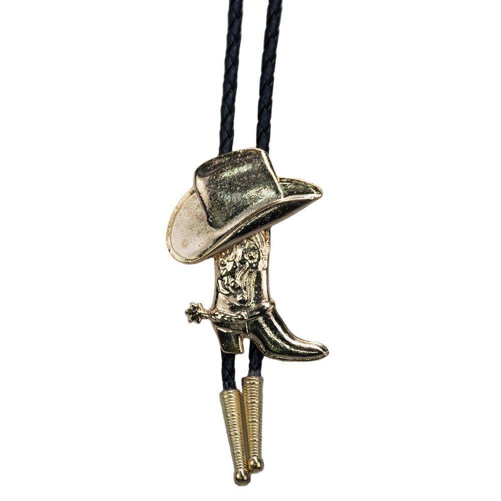 BOLO-25 Brigalow Bolo Golden Hat & Boots