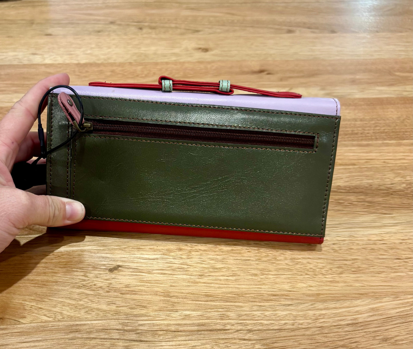 AE4110 Vivi Colour Drop Leather Purse