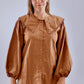 LJC9211   LJC Birdie Cotton Shirt - Espresso