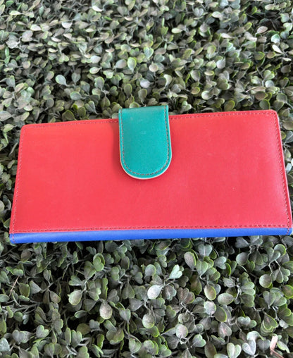 AE4113 Colour Drop Leather Purse