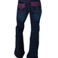 C01-JPNKBT-DWH  Cowgirl Tuff Pink Boot stitch Short Leg