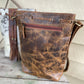AE2540 Imani hide leather crossbody Brown