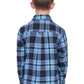D6W7115206 Dux Bax Boy's Thermal LS Shirt Navy/Teal
