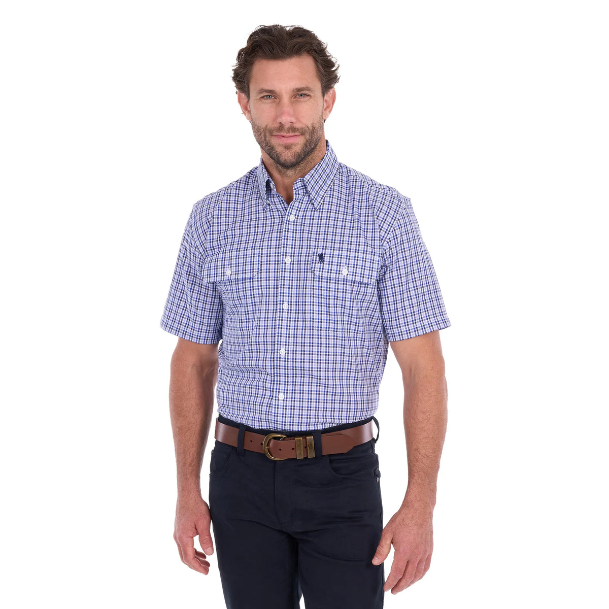 TCP1110158 Thomas Cook Men’s Wentworth SS Shirt Navy/ Blue