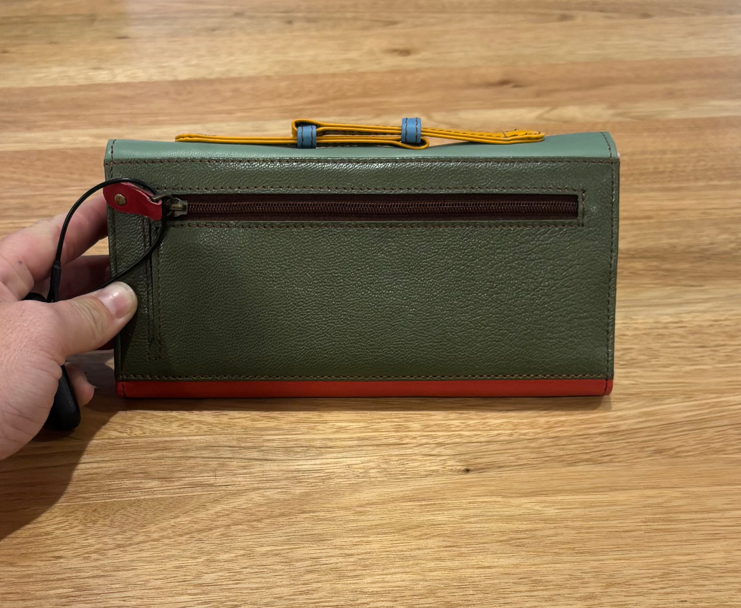 AE4110 Vivi Colour Drop Leather Purse