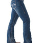 C01-DFMIH0-BLU Cowgirl Tuff  Women's "Don't Fence In" Jean's XL Long