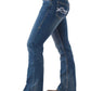 C01-DFMIH0-BLU Cowgirl Tuff  Women's "Don't Fence In" Jean's XL Long