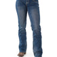 C01-DFMIH0-BLU Cowgirl Tuff  Women's "Don't Fence In" Jean's XL Long