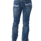 C01-DFMIH0-BLU Cowgirl Tuff  Women's "Don't Fence In" Jean's XL Long