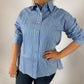 LJC5354 LJC Charlie Linen Shirt - Ocean Stripe