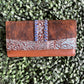 AE4089 Danica Leather Weave And Hide Purse