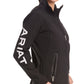 10019206 Ariat Women's Team Softshell Jacket Black