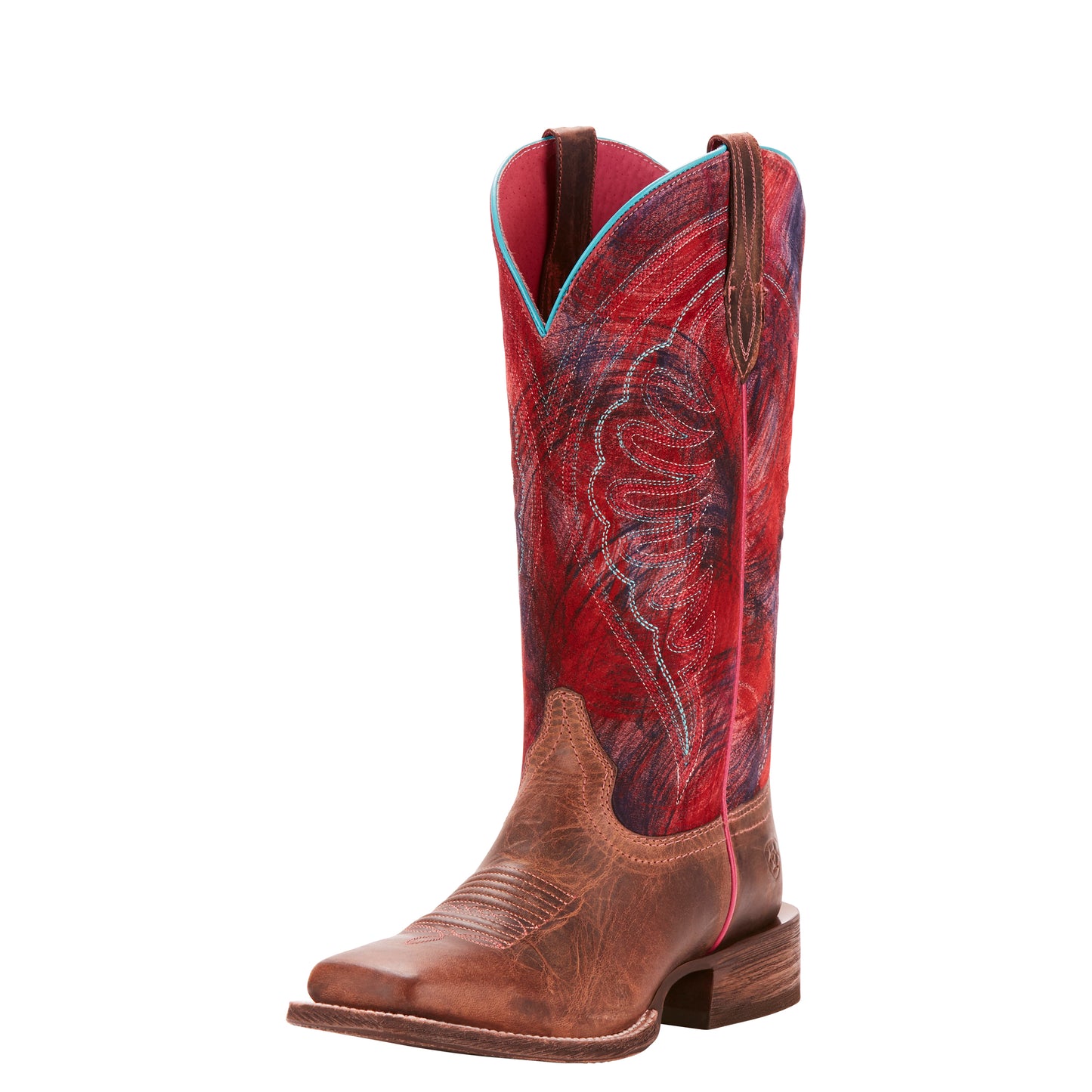 10025051 Ariat Women's Circiuit Shiloh Weathered Tan/Paint Brush Pink