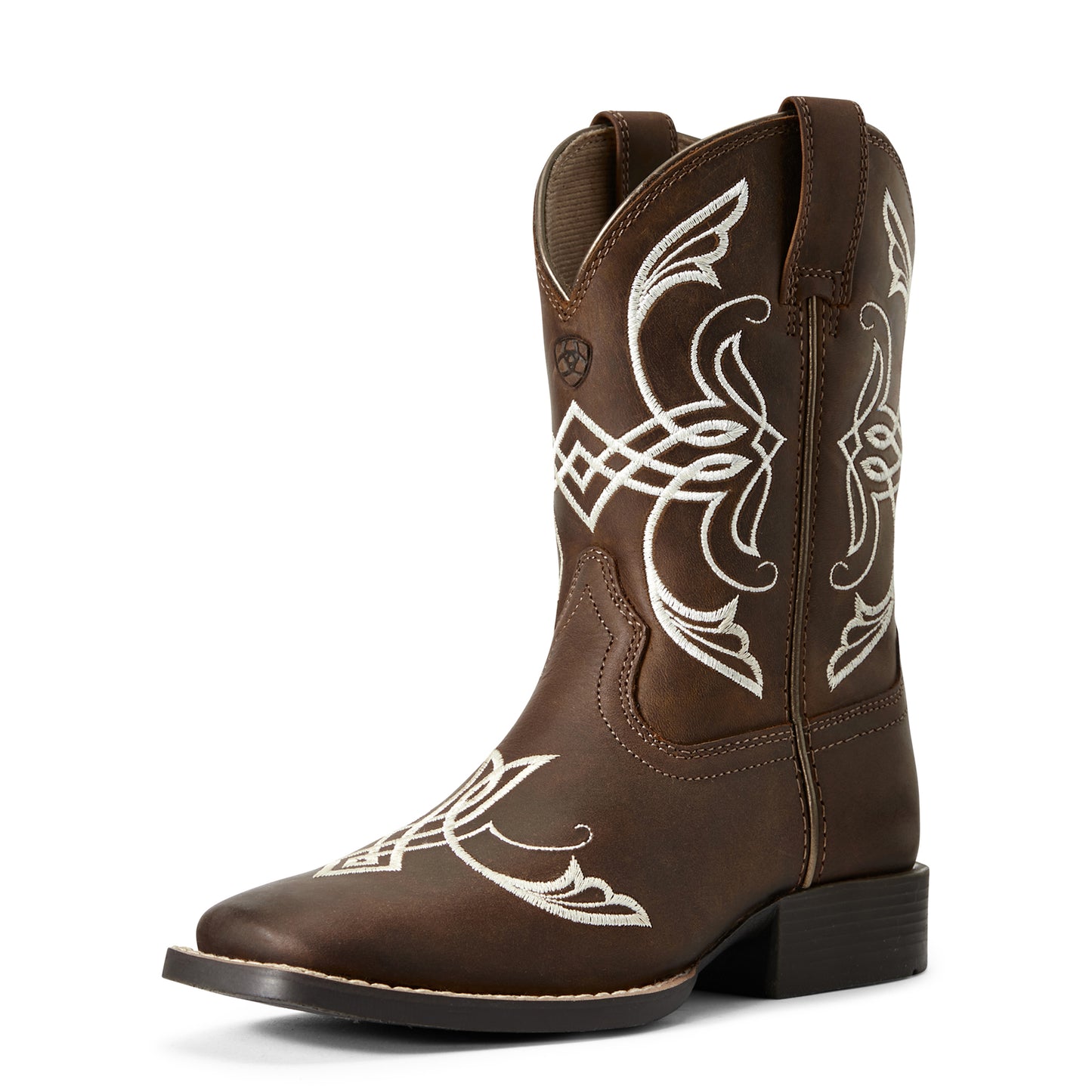 10029626 Ariat Youth Famous Distressed Brown