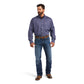 10036941 Ariat Men's WF Ludvig Classic LS Shirt Faded Navy