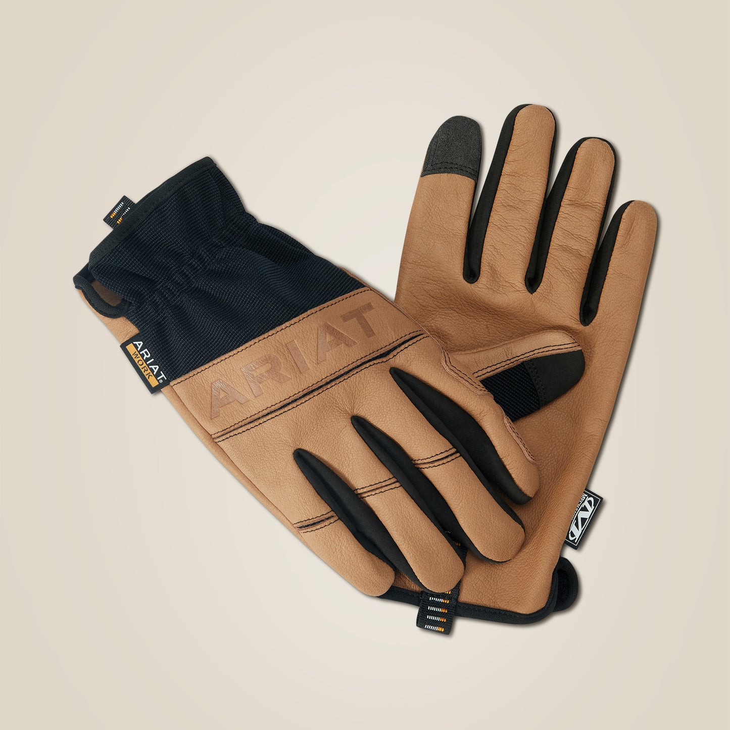 10042829 Ariat Men's Flexpro Leather Work Glove Brown/Black