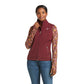 10037401 Ariat Women's Windsor Wine Softshell Vest