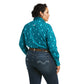 10037404 Ariat Women's Lake Blue LS Kirby Shirt
