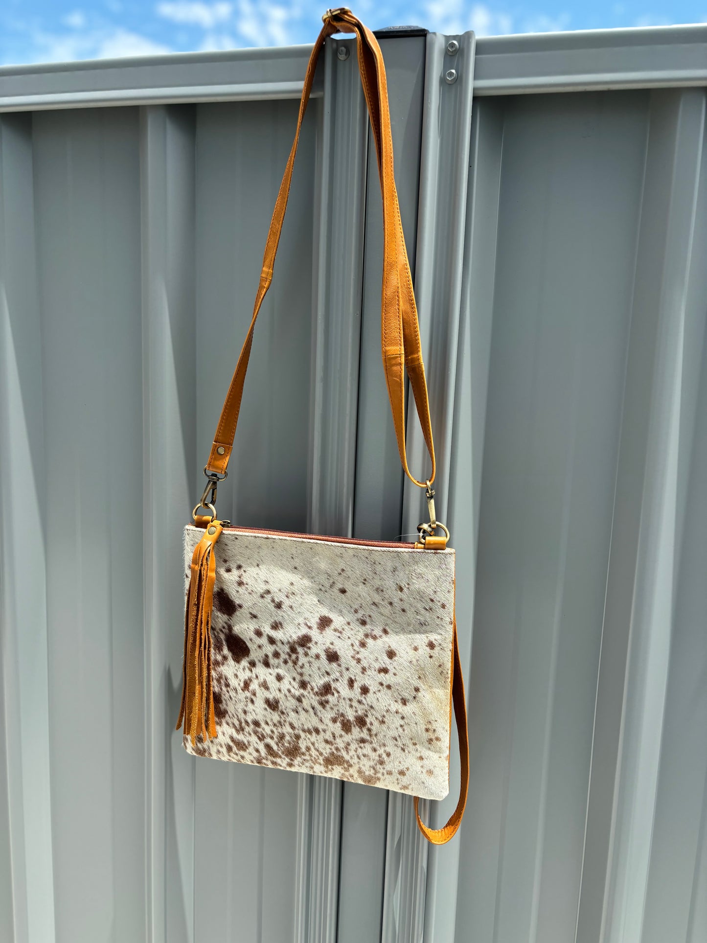 35358 Mila Cow Hide Handbag