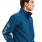 10041611 Ariat Mns Logo 2.0 Softshell Jacket Majolica Blue