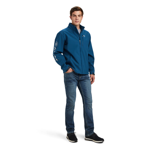 10041611 Ariat Men's Majolica Blue Softshell