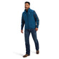 10041622 Ariat Men's Logo 2.0 Softshell Vest-MAJOLICA BLUE